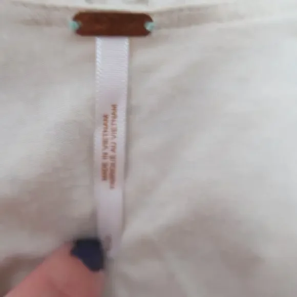 Free People Cream Crochet Mini Dress - Picture 7 of 8